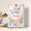 Personalized Grandma Comfort Throw - Custom Family Memories