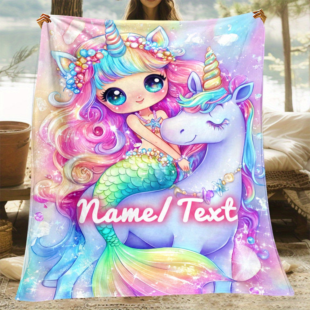Personalized Romantic Wedding Blanket - Custom Cozy Keepsake Design