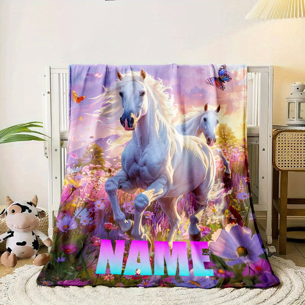 Personalized Friendship Story Blanket - Custom Photos and Meaningful Moments