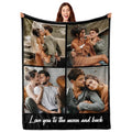 Custom Blanket with Photo - Personalized Gift for Dad, Husband and Father's Day Celebrations