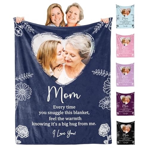 Personalized Keepsake Throw Blanket - Custom Pictures for Loved Ones