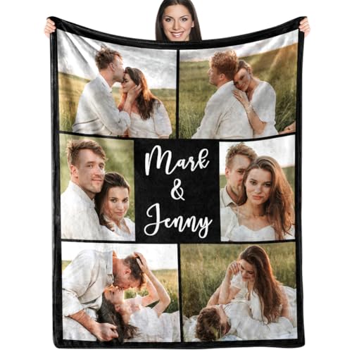 Custom Picture Memory Blanket - Personalized Throw for Lasting Memories