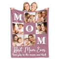 Personalized Newlywed Blanket - Custom Family Photos and Memories