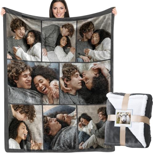 Personalized Birthday Gift Blanket - Custom Family Memories in Flannel
