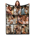 Custom Couple Blanket - Personalized Photo Throw for Weddings and Anniversaries