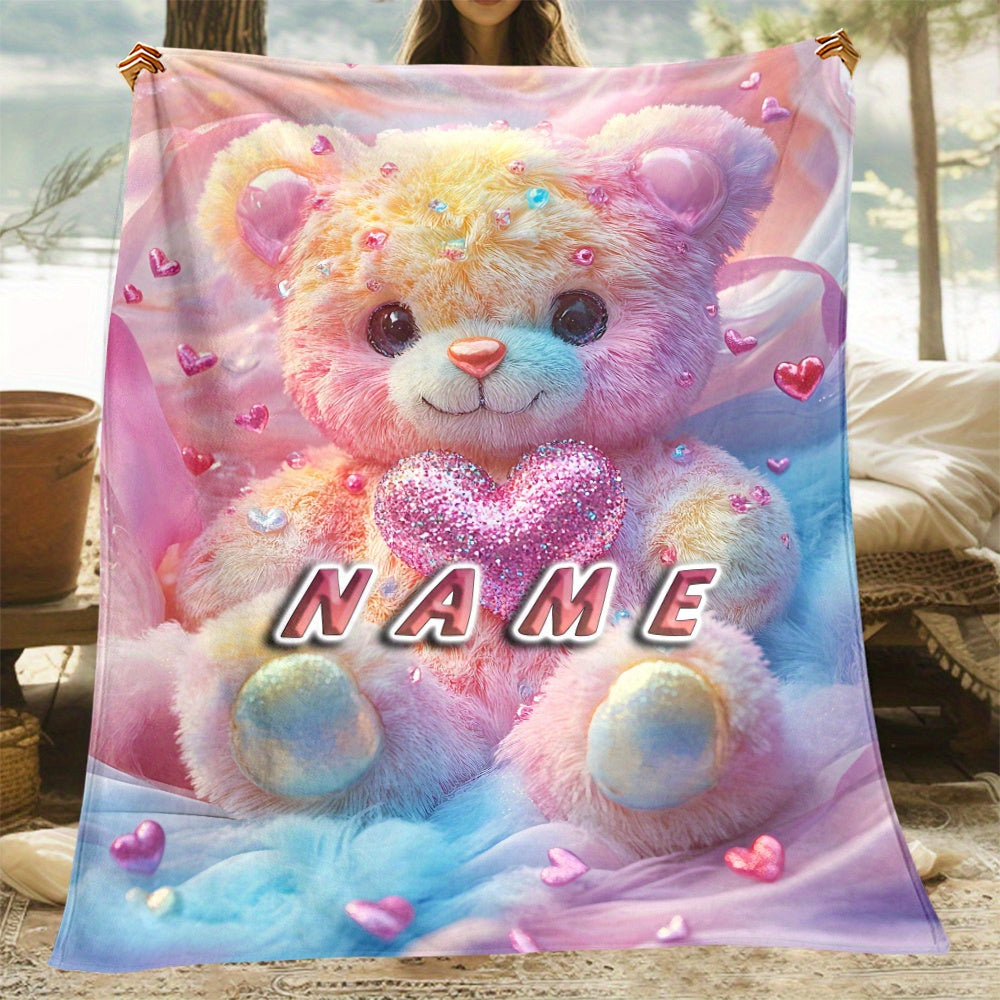 Personalized Birthday Gift Blanket - Custom Memory Throw