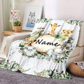 Custom Flannel Throw Blanket - Personalized Photo Design