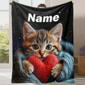 Personalized Cozy Throw for Grandma - Custom Family Photos