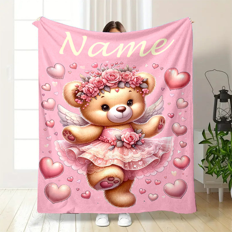 Custom Pet Portrait Blanket - Personalized Memory Throw