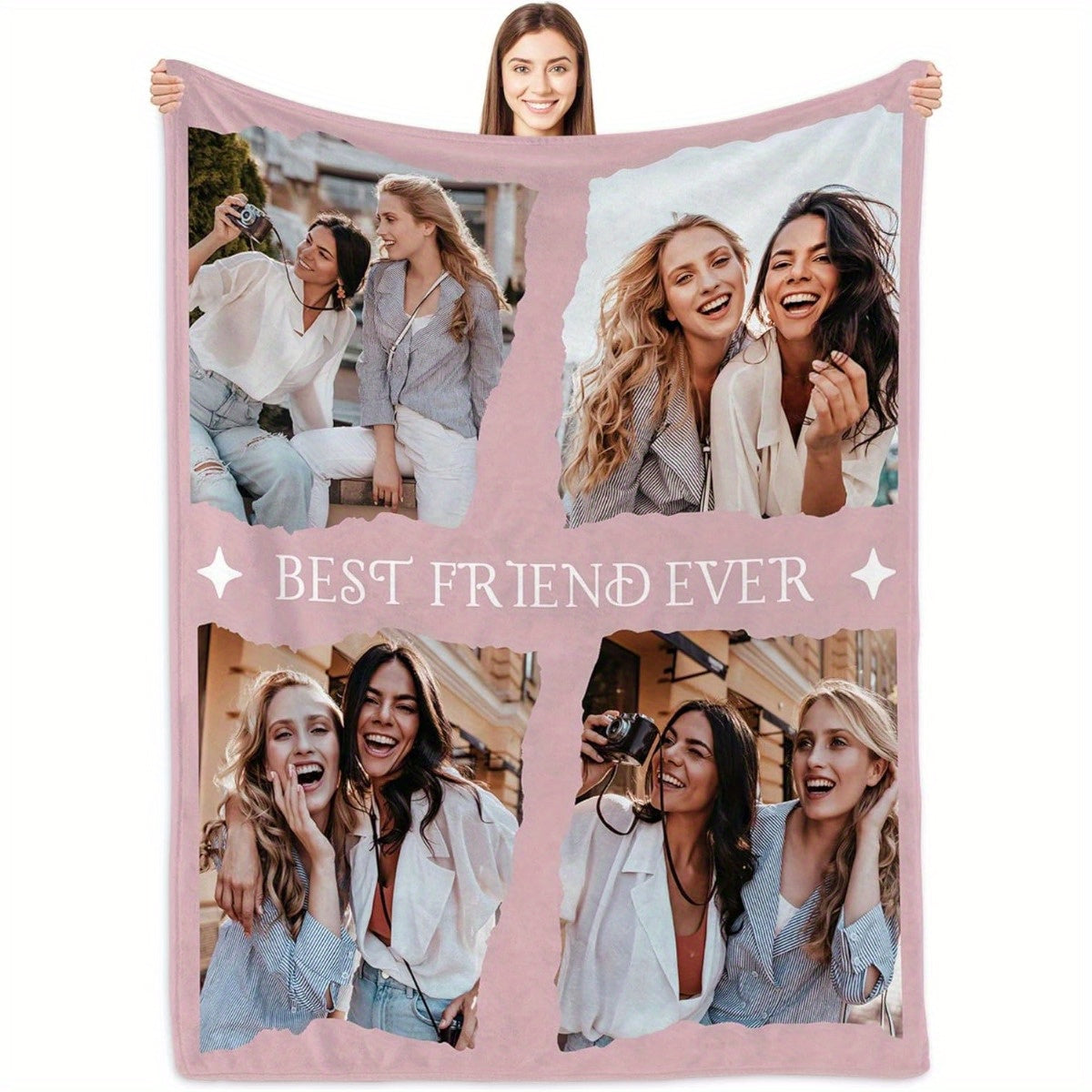 Personalized Grandma Memory Blanket - Custom Photo Keepsake