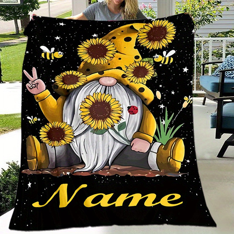 Custom Grandfather Comfort Throw - Personalized Family Memory Collection
