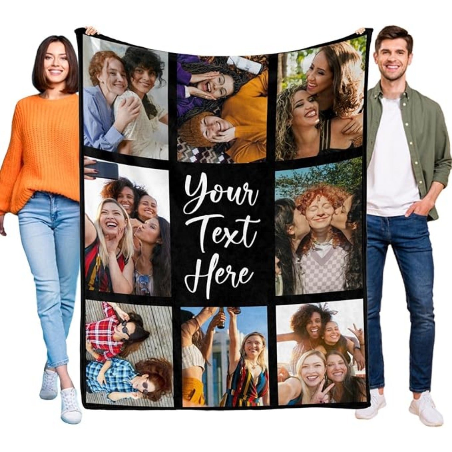 Custom Photo Throw Blanket - Personalized Home Comfort