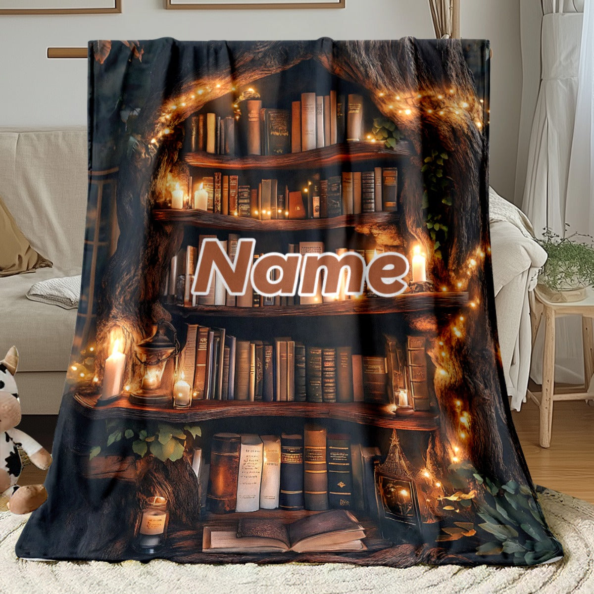 Custom Family Heritage Blanket - Personalized Pictures for Grandma
