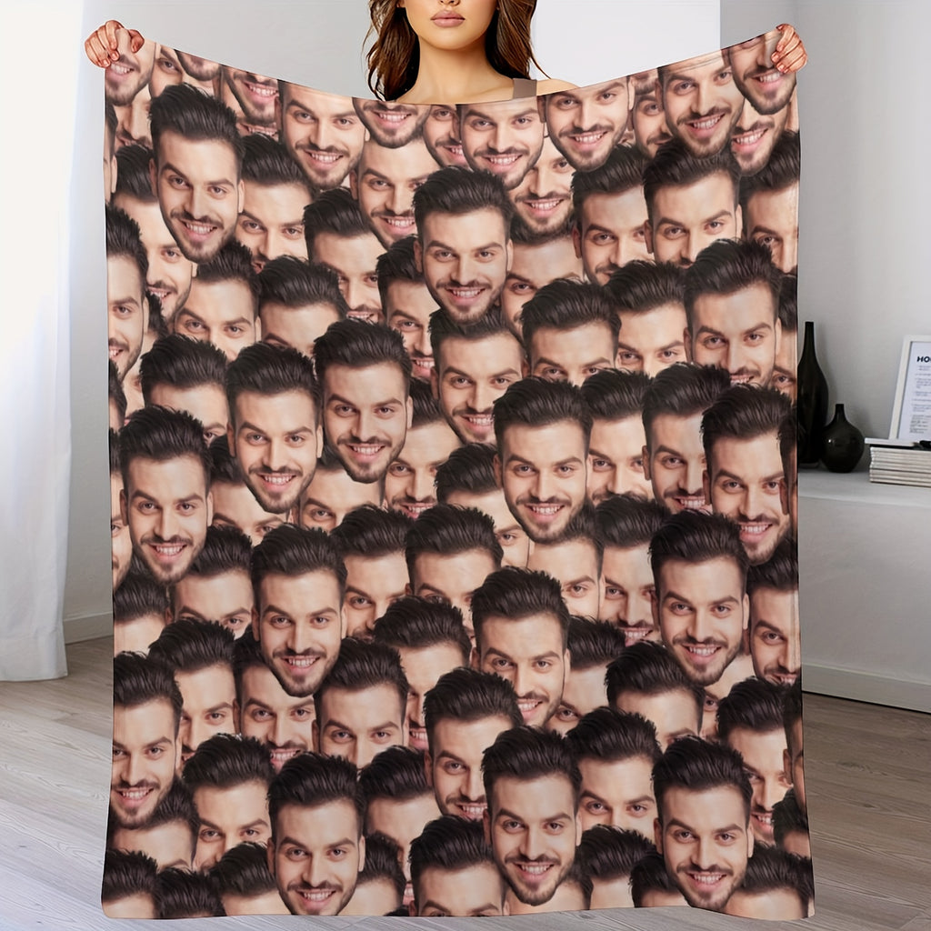Custom Printed Memory Throw - Personalized Comfort Gift