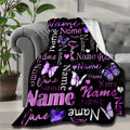 Personalized Dad Comfort Throw - Custom Family Photos