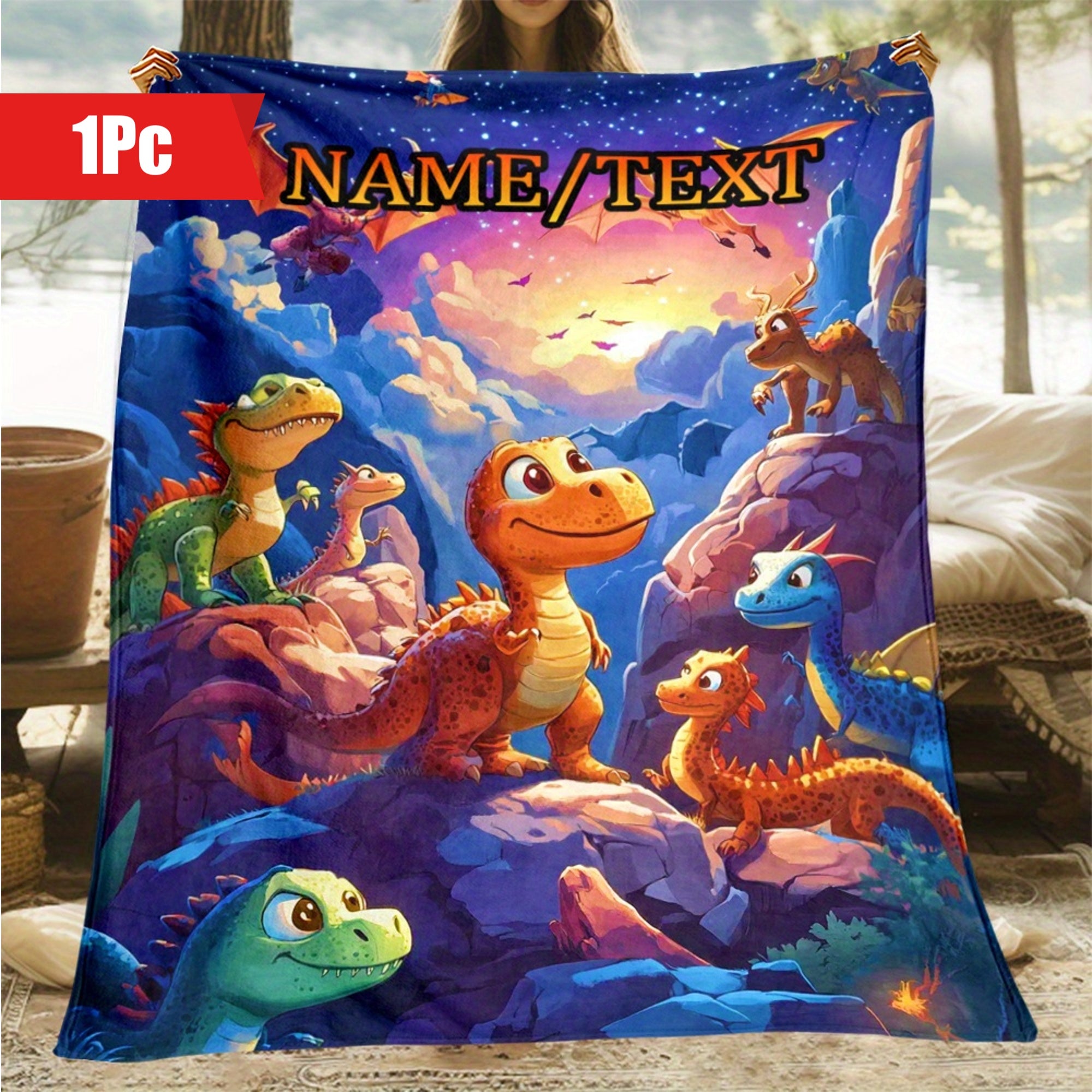Custom Family Connection Blanket - Personalized Cozy Picture Throw