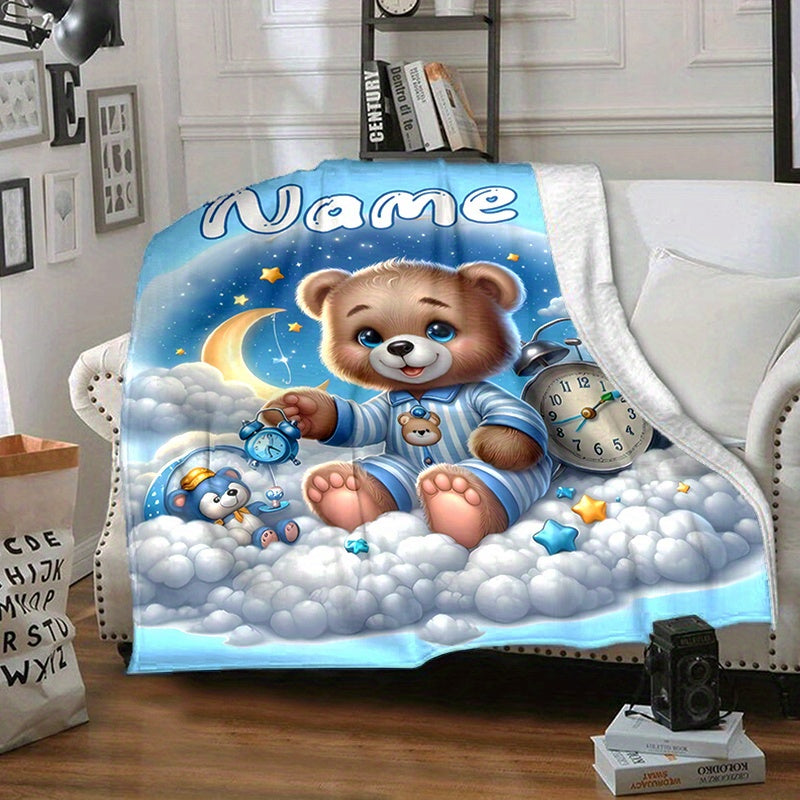 Custom Child Comfort Blanket - Personalized Photo Throw for Daily Use
