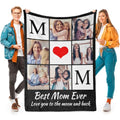 Photo Blanket Personalized - Custom Picture Gift for Fathers, Husbands and Grandfathers