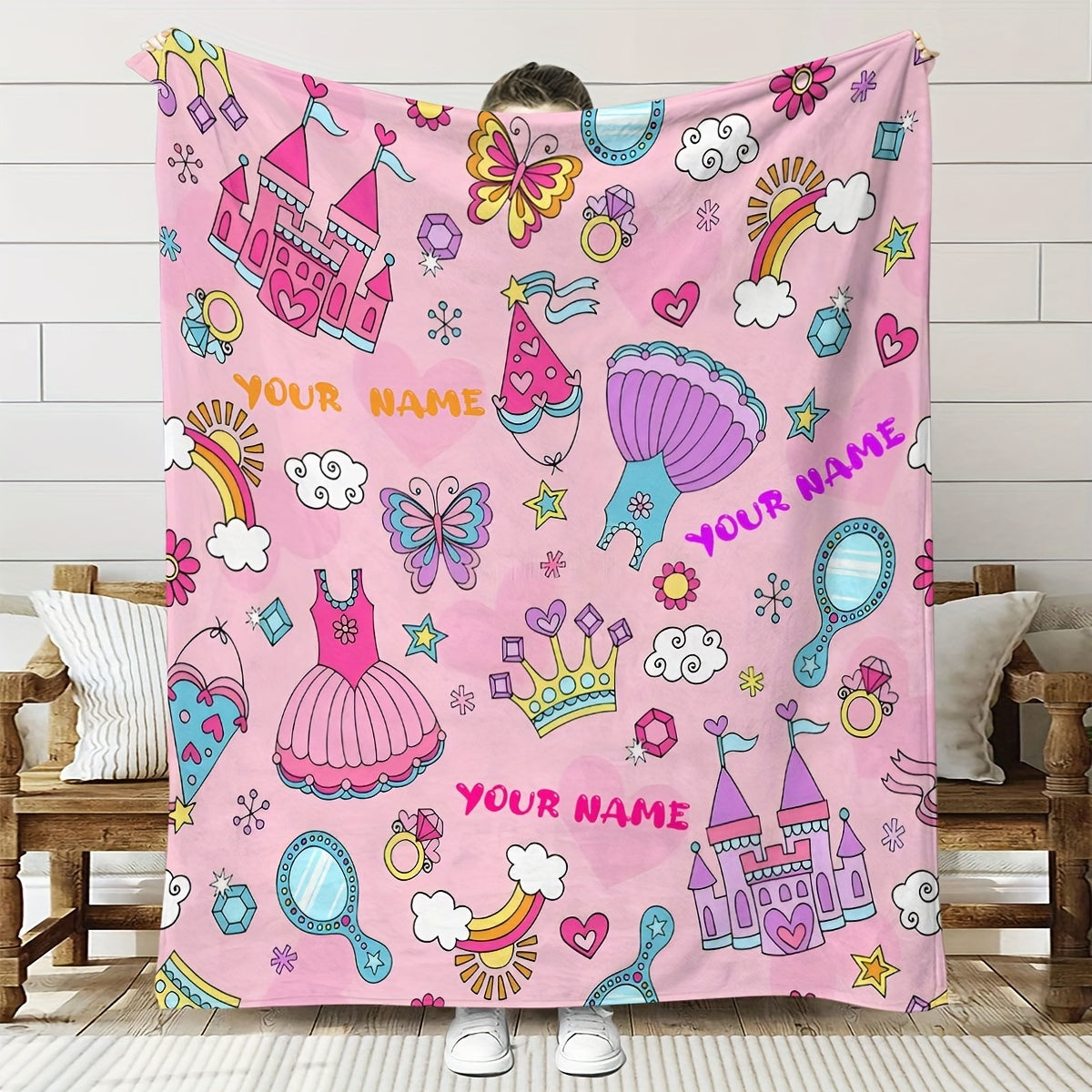 Personalized Memory Collection Throw - Custom Cozy Story and Pictures