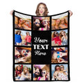 Custom Family Blanket for Mom - Personalized Throw with Memories