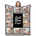 Personalized Dog Lover Blanket - Custom Photo Gift for Pet Families