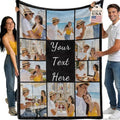 Personalized Family Blanket - Warm Comfort with Your Favorite Pictures