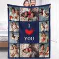 Personalized Milestone Blanket - Custom Photos for Life Events