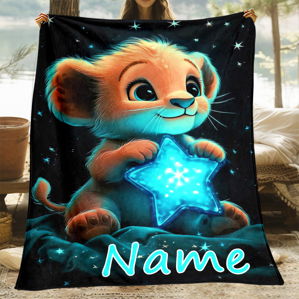 Custom Family Keepsake Throw for Dad - Personalized Comfort Gift