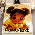 Custom Photo Throw for Bedroom - Personalized Family Design
