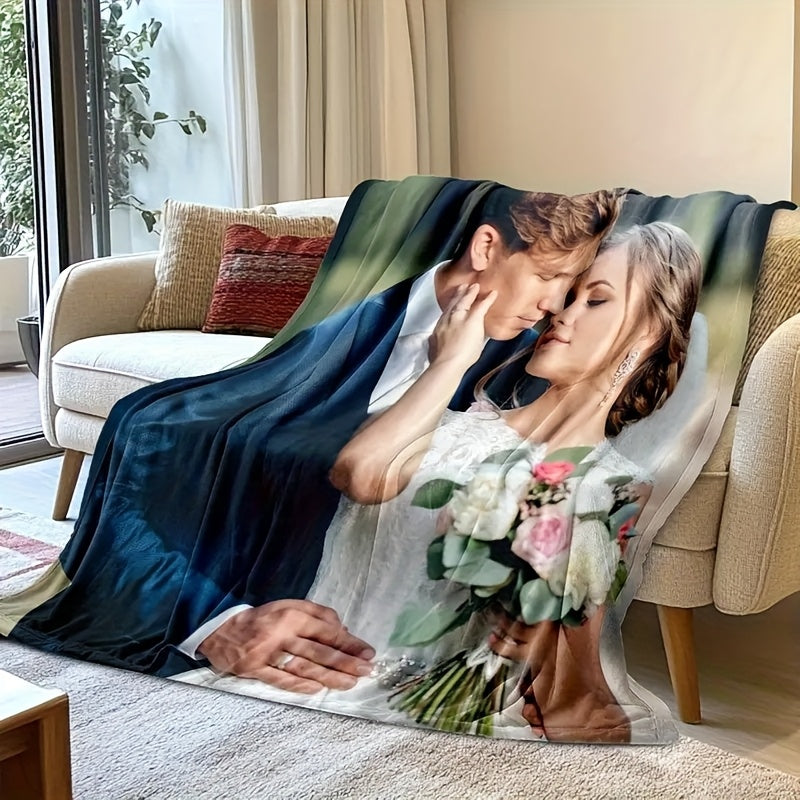 Personalized Kids Story Blanket - Custom Family Moments Design