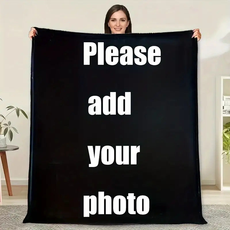 Custom Baby Photo Blanket - Soft Family Memory Keepsake
