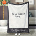 Custom Family Photo Throw - Cozy Home Essential