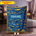 Custom Printed Throw Blanket - Family Photo Design
