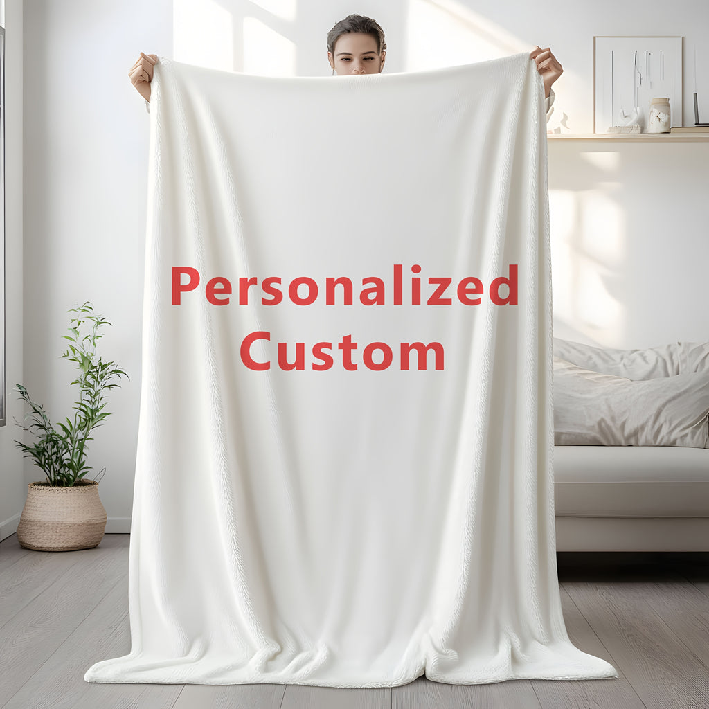 Personalized Flannel Blanket - Meaningful Family Moments