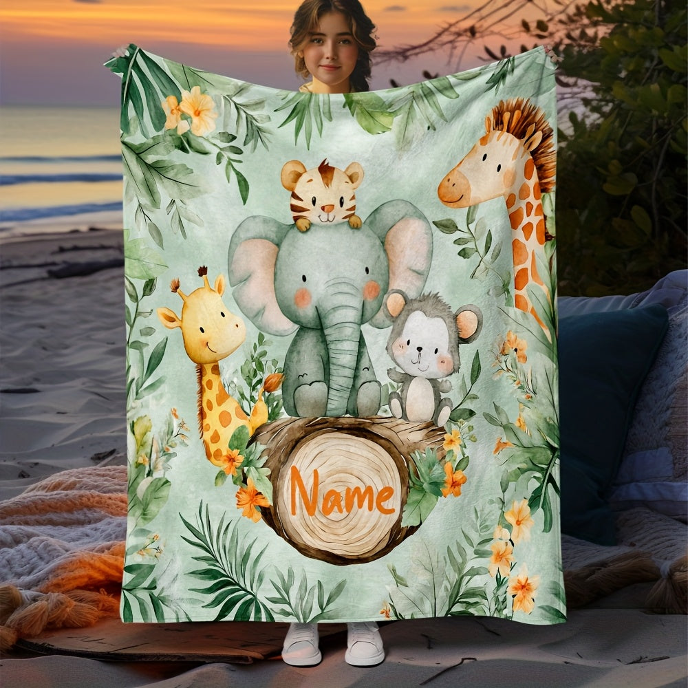 Custom Family Memory Throw - Baby Milestone Keepsake