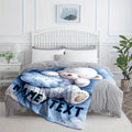 Personalized Anniversary Comfort Blanket - Custom Couple Photos