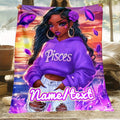 Personalized Family Treasure Throw - Custom Cozy Picture Blanket