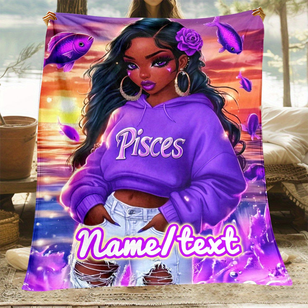 Personalized Family Treasure Throw - Custom Cozy Picture Blanket
