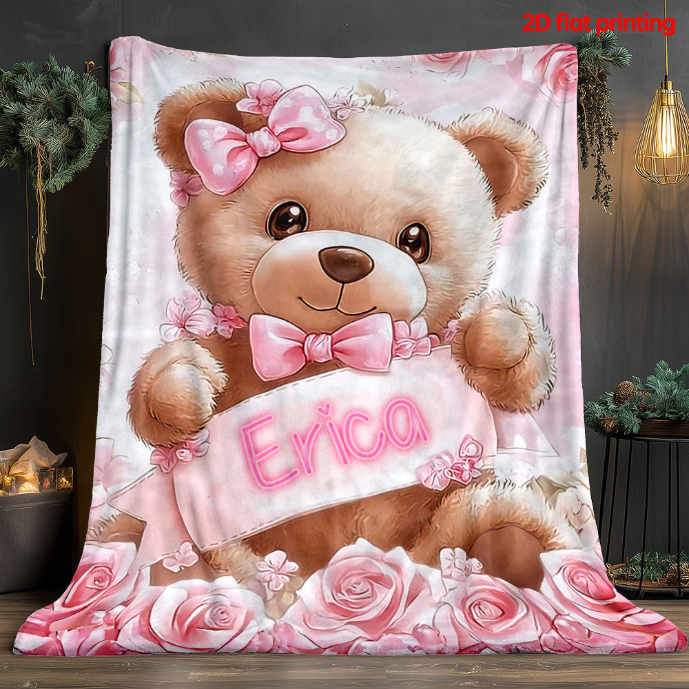 Custom Children's Memory Blanket - Personalized Cozy Story Collection