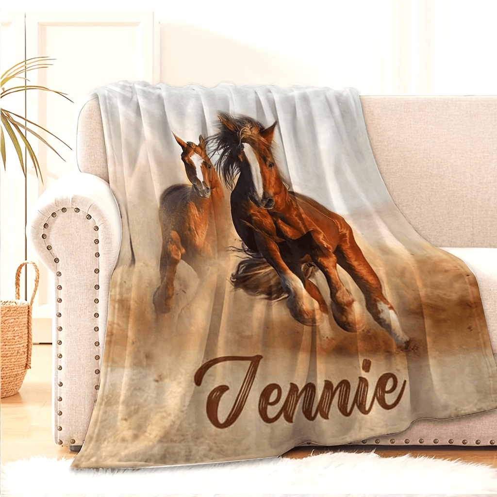 Personalized Wedding Keepsake Throw - Custom Marriage Memory Blanket