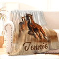 Personalized Wedding Keepsake Throw - Custom Marriage Memory Blanket