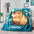 Personalized Grandpa Comfort Throw - Custom Family Pictures and Memories