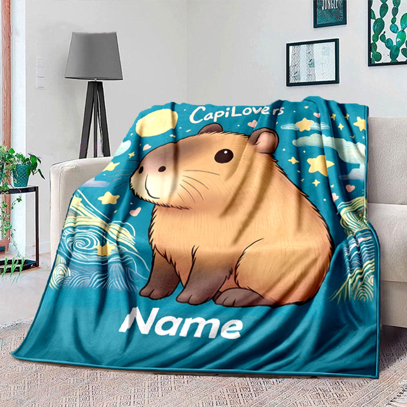 Personalized Grandpa Comfort Throw - Custom Family Pictures and Memories