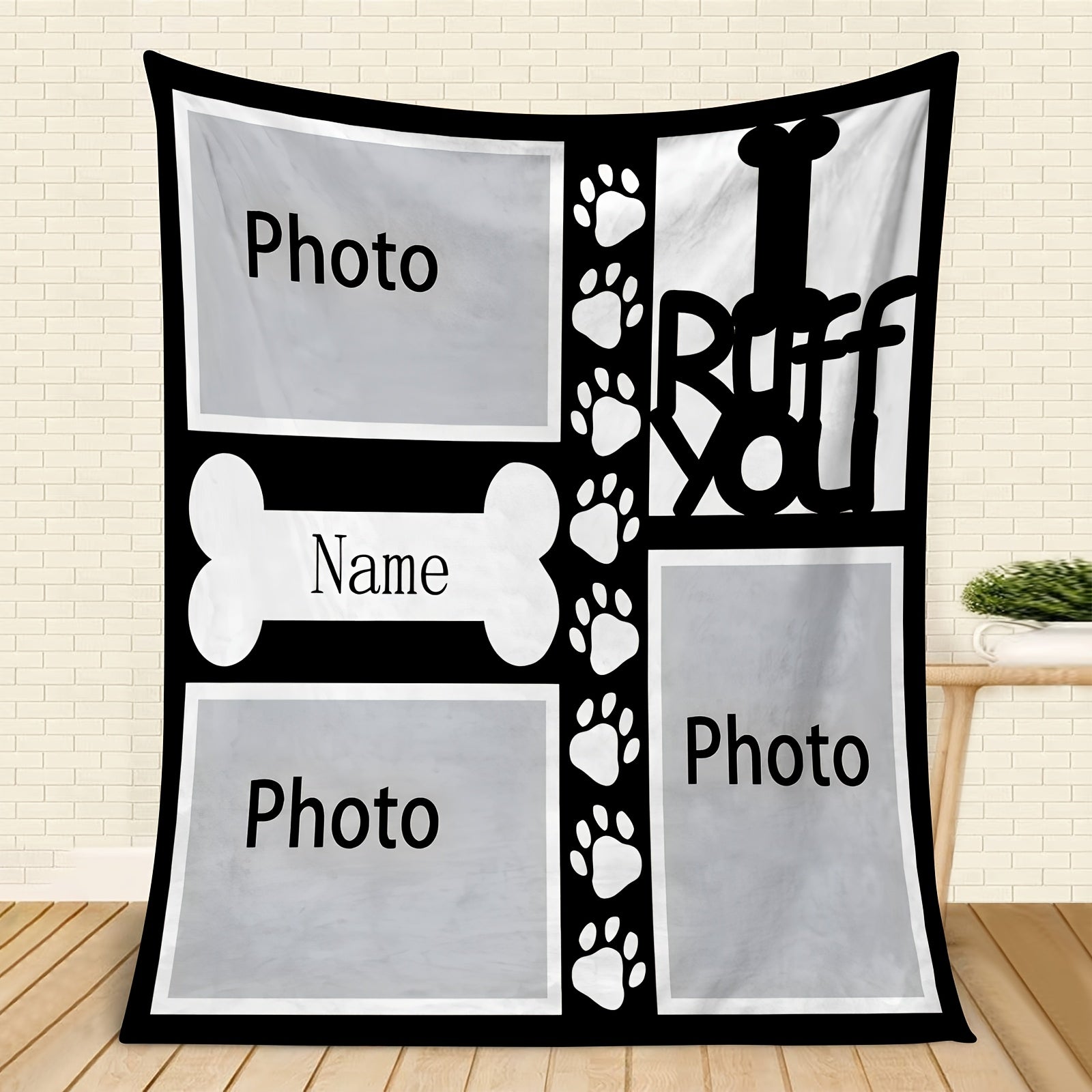 Custom Family Photo Throw - Cozy Memory Collection