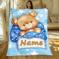 Custom Infant Keepsake Throw - Personalized Comfort Gift for Parents