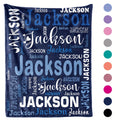 Custom Family Throw - Soft Personalized Blanket Gift