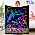 Custom Printed Family Blanket - Soft Personalized Design