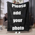 Personalized Family Portrait Blanket - Warm Decorative Throw