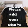 Custom Family Photo Blanket - Personalized Gift for Loved Ones