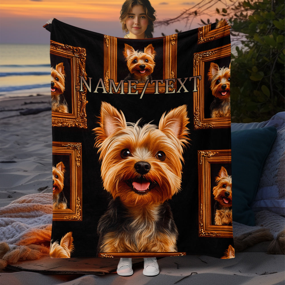 Personalized Grandma Comfort Blanket - Custom Family Moments Design